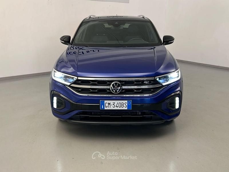 Usata VW T-Roc R-line 110 CV (80 kW) 2023 Blu SUV