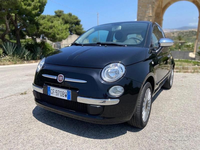 Usata Fiat 500 Lounge 69 CV (50 kW) 2013 Nero Utilitaria