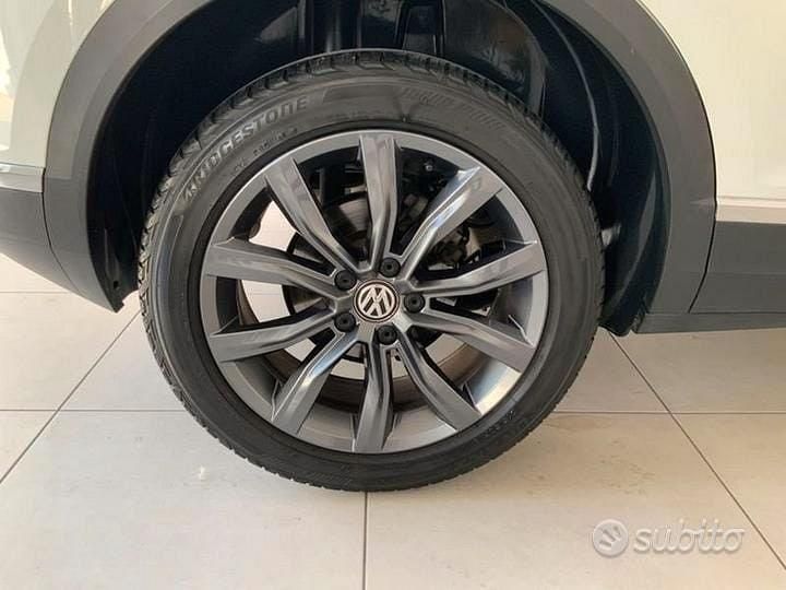 Usata VW T-Roc Advance 150 CV (110 kW) 2019 Bianco SUV