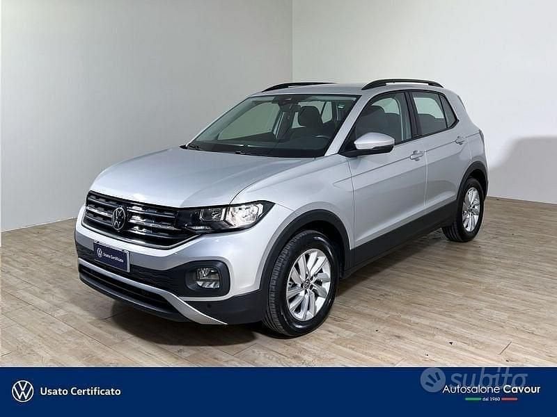 Reflex silver Usata 2023 VW T-Cross Style SUV | 18.490 € (Buon prezzo) - Immagine 1/4