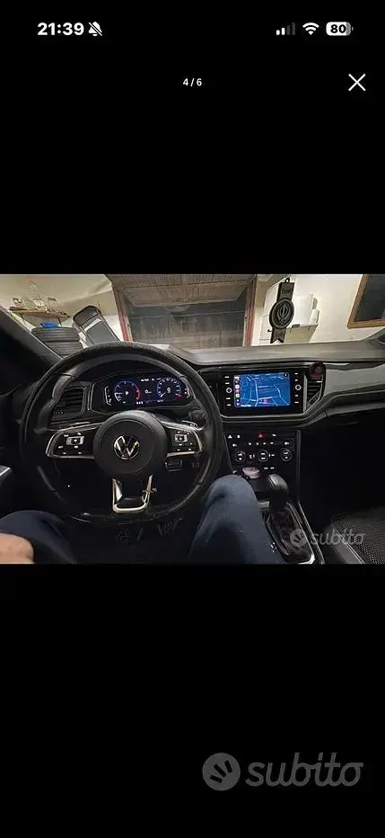 Usata VW T-Roc R-line 150 CV (110 kW) 2021 Nero SUV