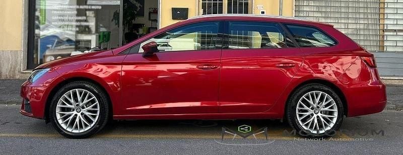 Usata Seat Leon ST Black Edition 130 CV (95 kW) 2020 Marrone Station wagon