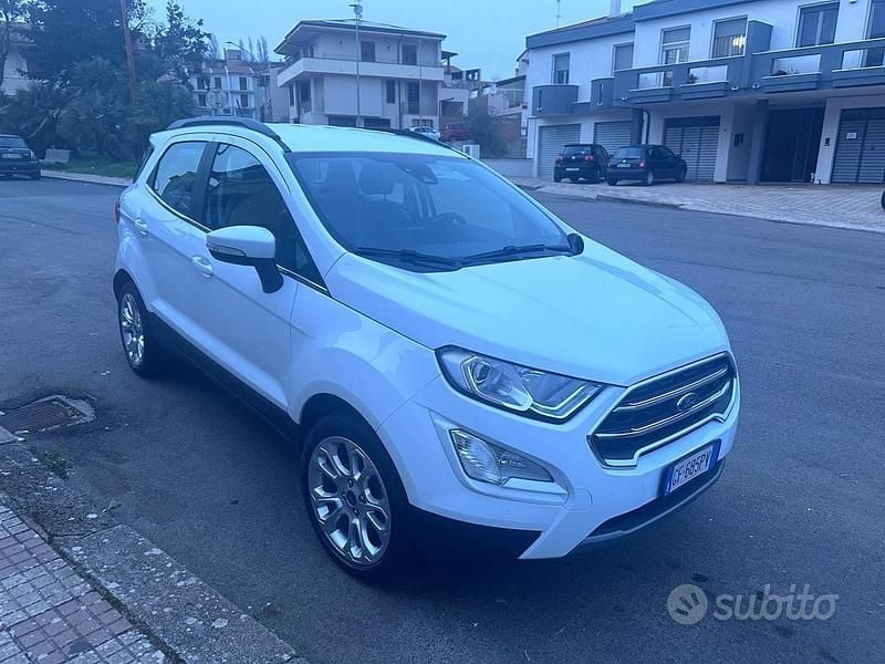 Usata Ford Ecosport Titanium 125 CV (91 kW) 2021 Bianco SUV