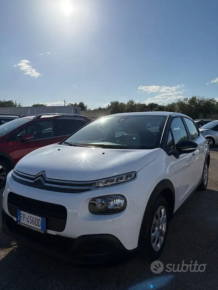 Usata Citroën C3 75 CV (55 kW) 2018 Bianco Utilitaria