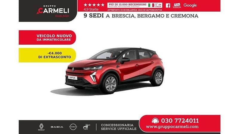Nuova Renault Captur Evolution 160 CV (117 kW) 2026 Bestyle marrakech (rosso pass SUV