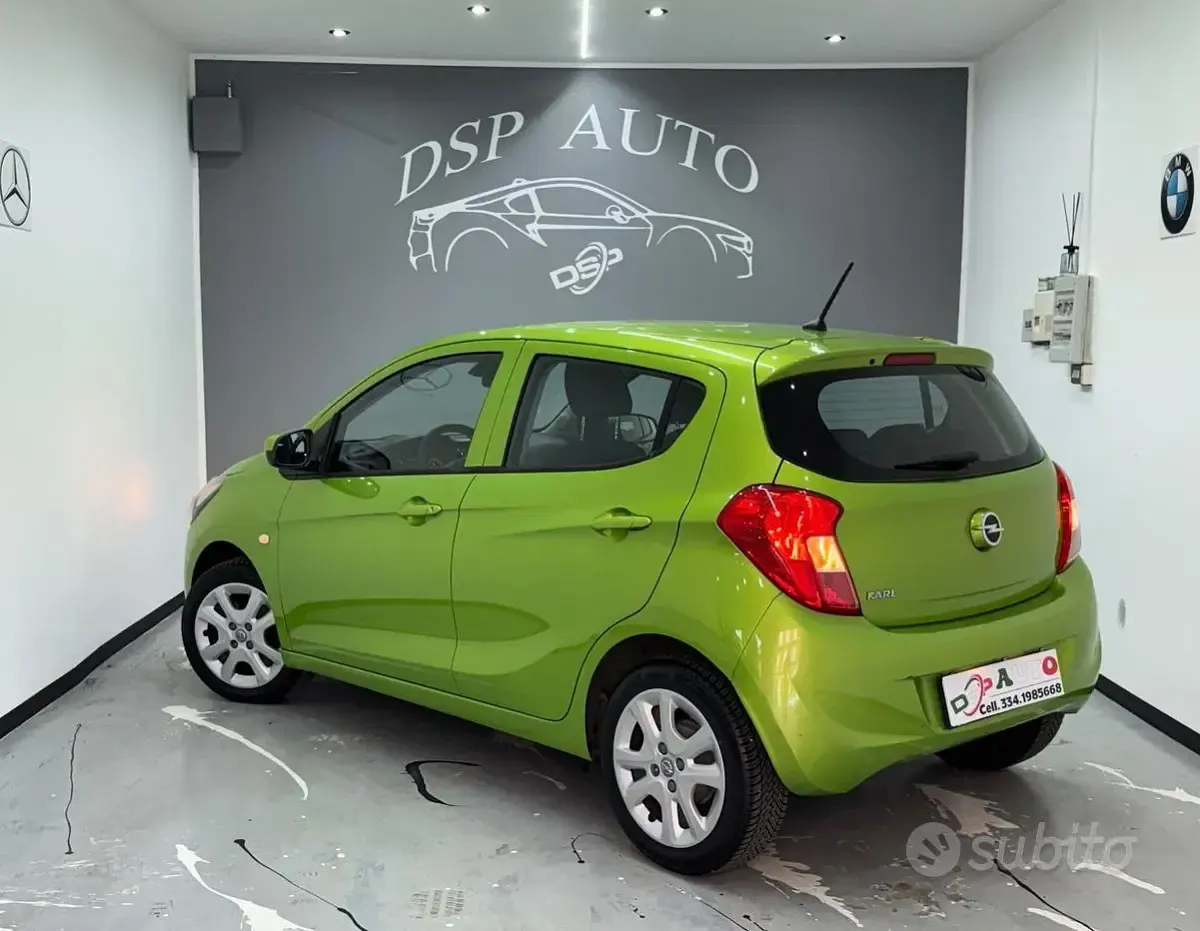 Usata Opel Karl Innovation 75 CV (55 kW) 2016 Verde Utilitaria