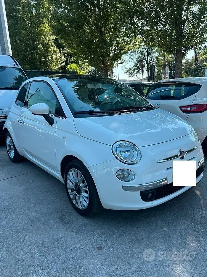 Usata Fiat 500 Lounge 69 CV (50 kW) 2014 Bianco Berlina