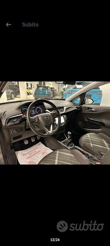 Usata Opel Corsa 2015 Grigio Coupé