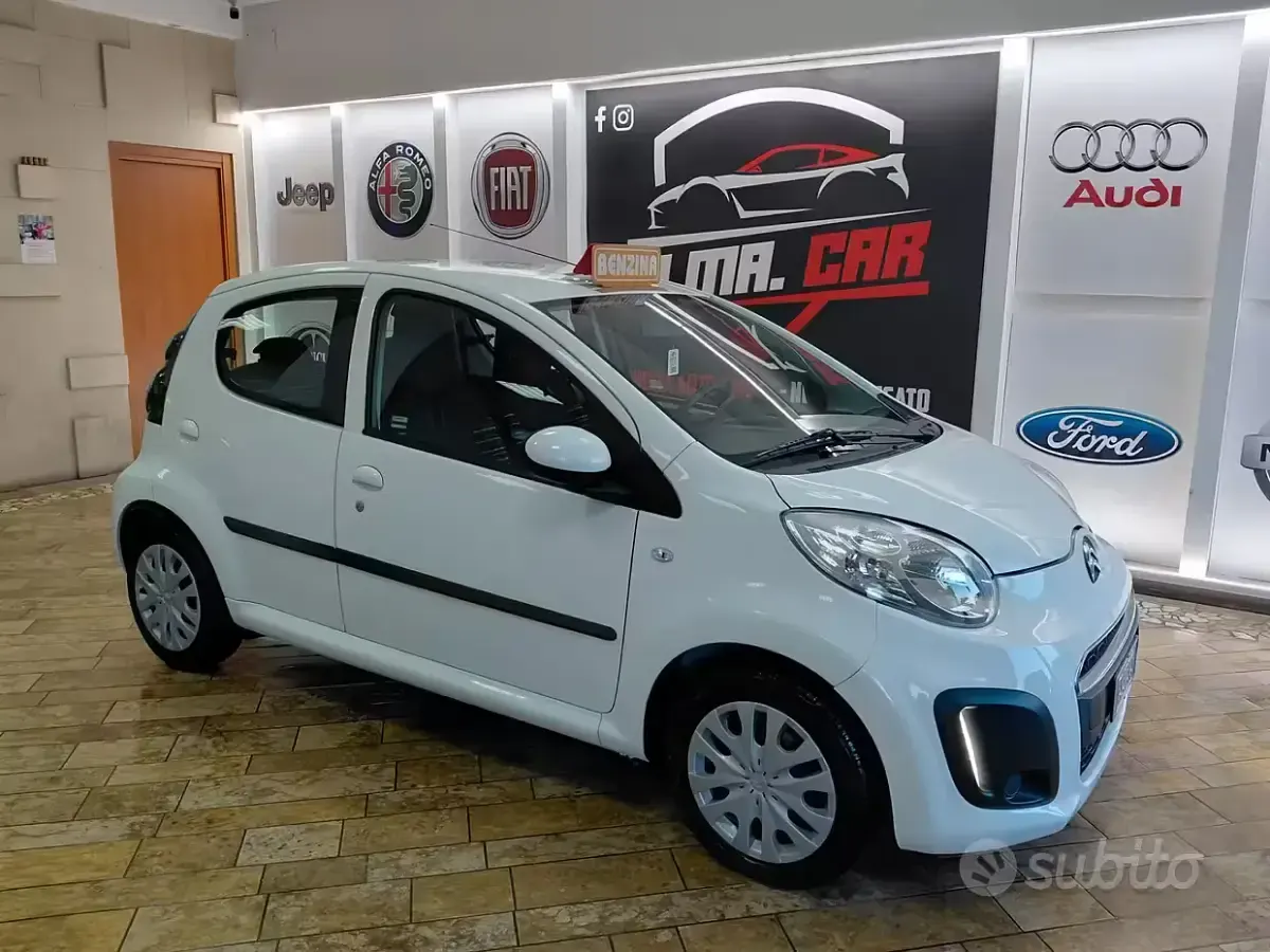 Usata Citroën C1 68 CV (50 kW) 2013 Bianco Utilitaria