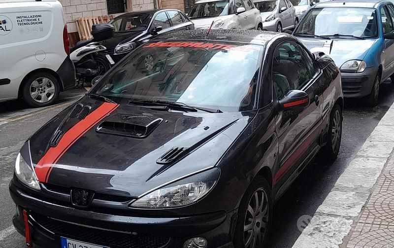 Usata Peugeot 206 2005 Nero Cabrio