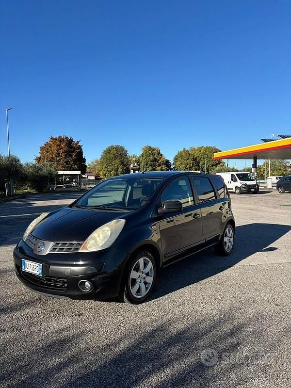 Usata Nissan Note 86 CV (63 kW) 2007 Nero Monovolume