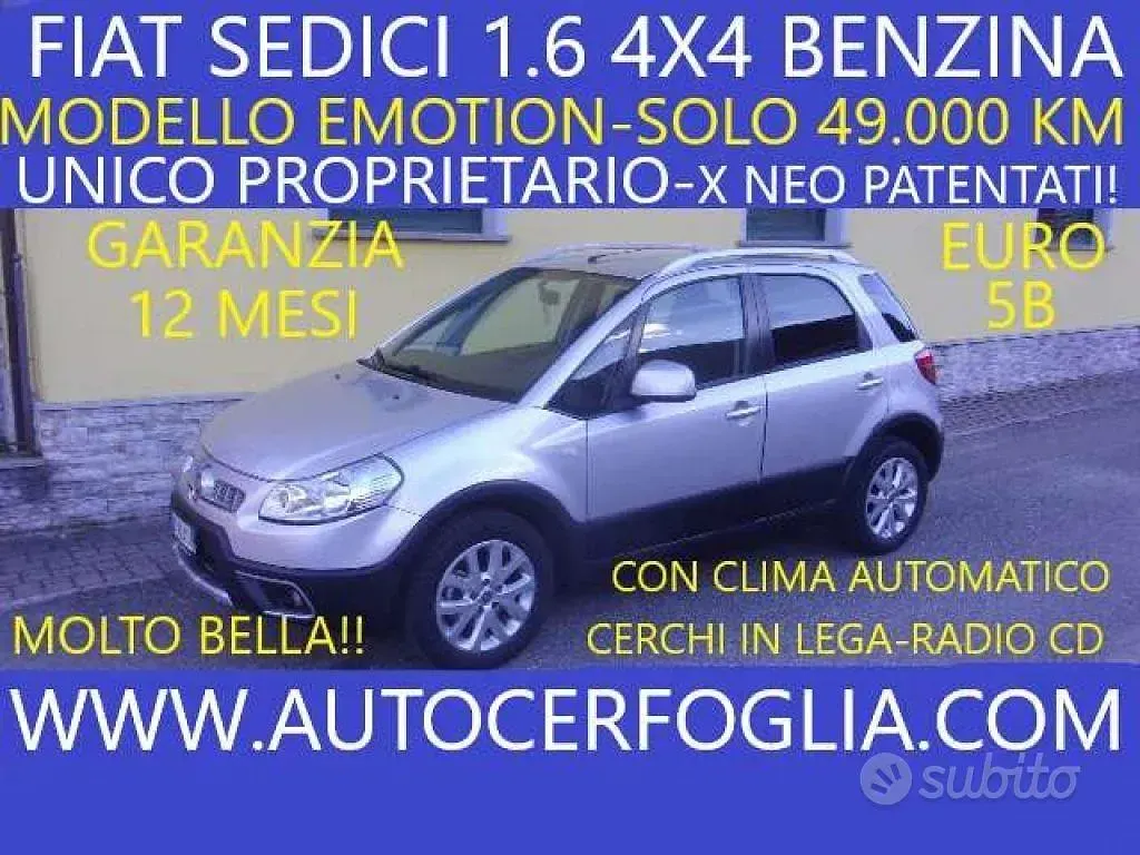 Usata Fiat Sedici Emotion 120 CV (88 kW) 2011 SUV
