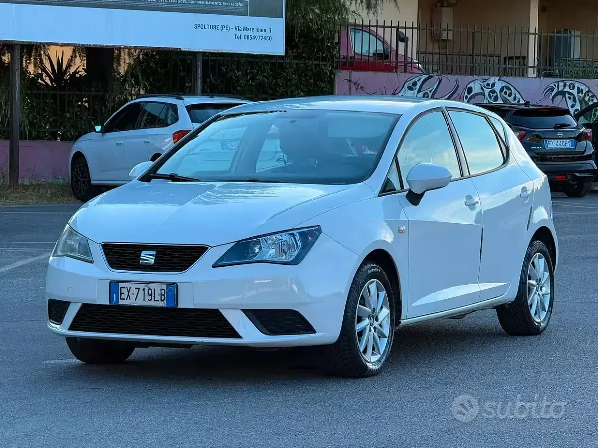 Usata Seat Ibiza 69 CV (50 kW) 2014 Bianco Berlina