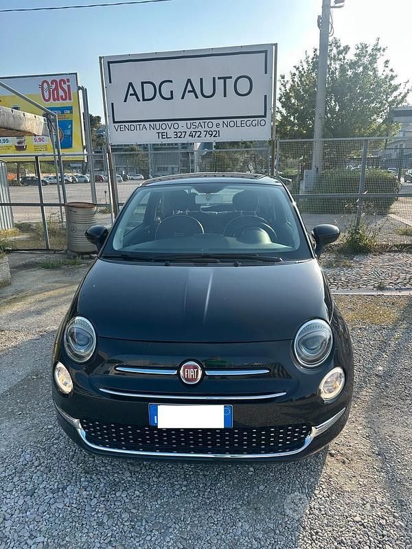 Begagnad Fiat 500 Lounge 69 HK (50 kW) 2016 Svart Sedan