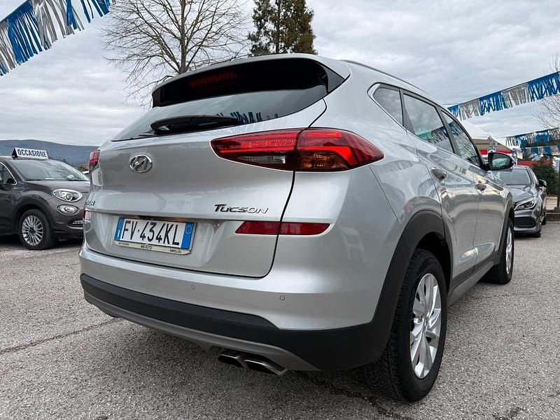 Usata Hyundai Tucson 136 CV (100 kW) 2019 Argento SUV