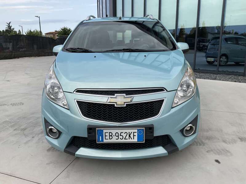 Usata Chevrolet Spark LT 82 CV (60 kW) 2011 Blu/azzurro Utilitaria
