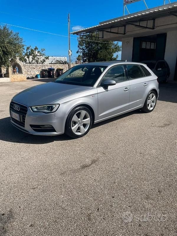 Usata Audi A3 S-Line 184 CV (135 kW) 2015 Grigio Berlina
