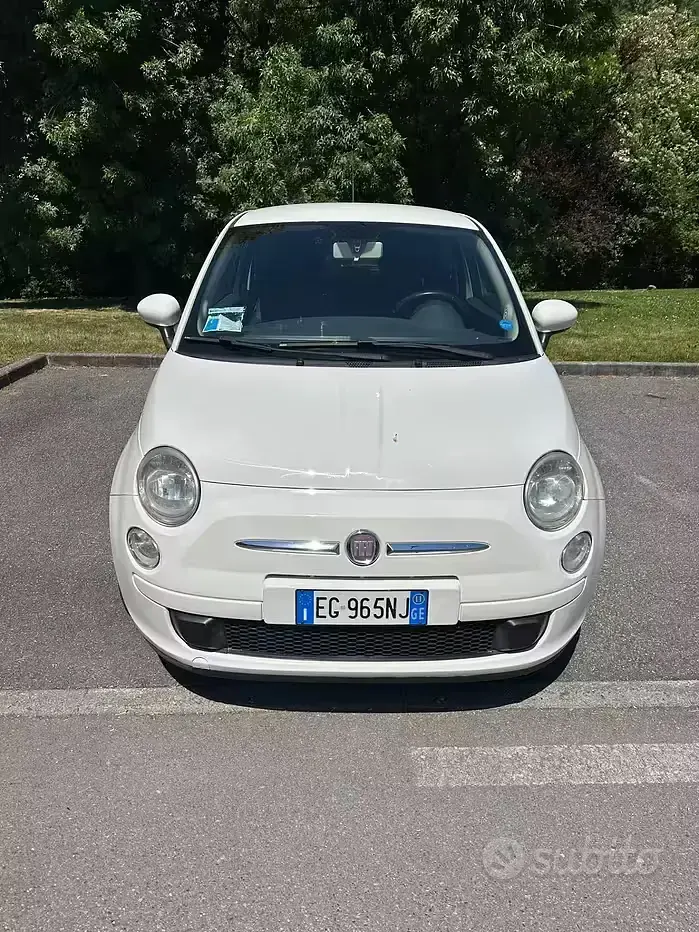 Usata Fiat 500C 85 CV (62 kW) 2011 Bianco Cabrio