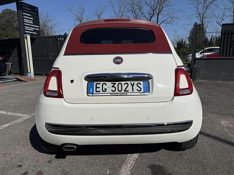 Usata Fiat 500C Lounge 69 CV (50 kW) 2011 Bianco Cabrio
