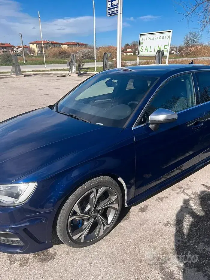 Usata Audi S3 300 CV (220 kW) 2014 Bluazzurro Berlina