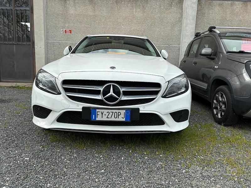 Bianco Usata 2019 Mercedes C220 Station wagon | 16.500 € (Super prezzo) - Immagine 1/4