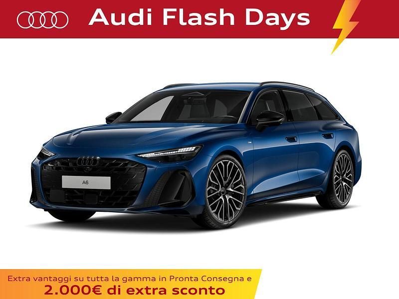 Blu ascari metallizzato Nuova 2025 Audi A6 S-Line Station wagon | 84.300 € (Molto cara) - Immagine 1/4