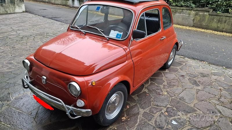 Usata Fiat 500 1970 Rosso Utilitaria