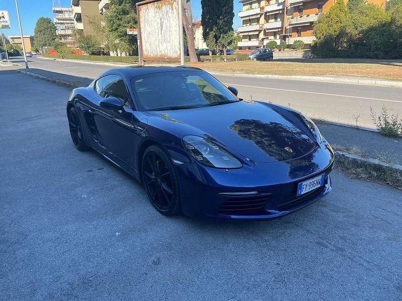 Usata Porsche 718 Cayman 299 CV (219 kW) 2019 Blu/azzurro Coupé