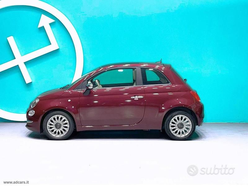 Usata Fiat 500 Lounge 70 CV (51 kW) 2021 Rosso Berlina