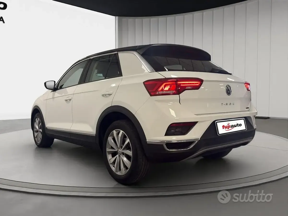 Usata VW T-Roc Style 150 CV (110 kW) 2018 Bianco SUV