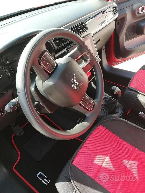 Usata Citroën C3 83 CV (61 kW) 2022 Rosso Utilitaria