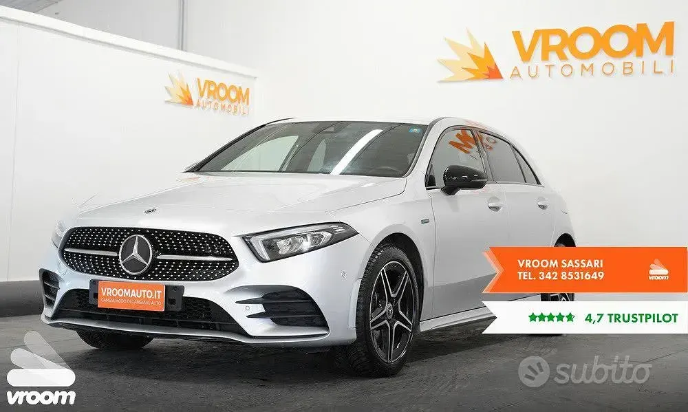 Usata Mercedes A250 Premium 160 CV (117 kW) 2020 Argento Berlina