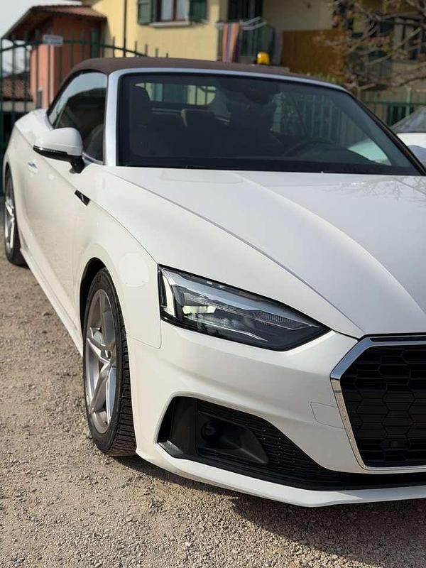 Usata Audi A5 Cabriolet 204 CV (150 kW) 2022 Bianco Cabrio