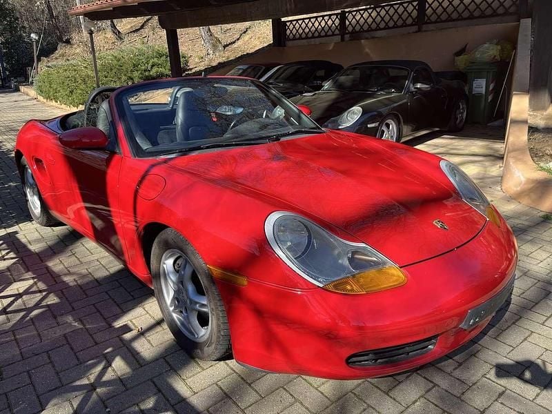 Usata Porsche Boxster 204 CV (150 kW) 1999 Rosso Cabrio