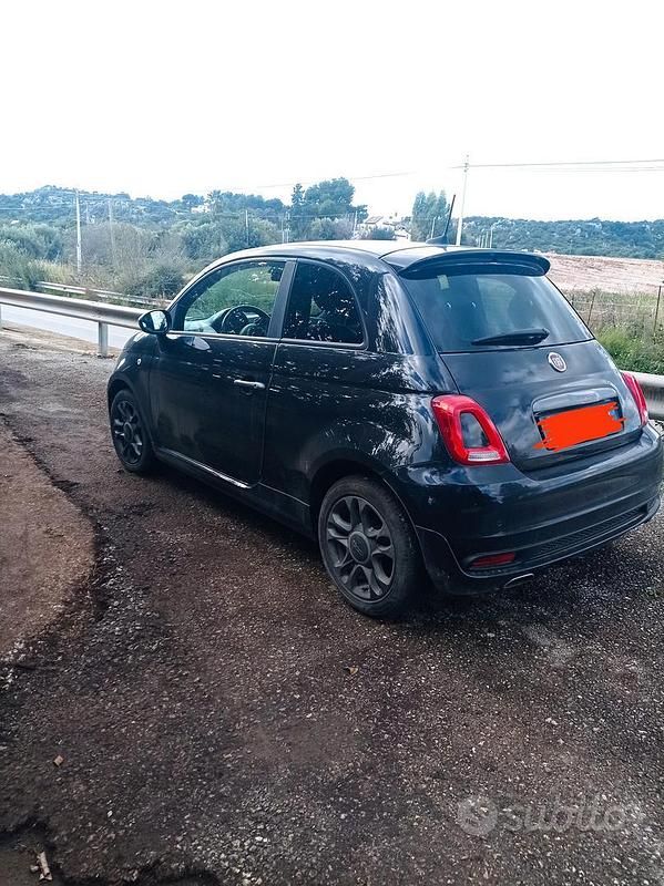 Usata Fiat 500 Sport 2019 Nero Berlina
