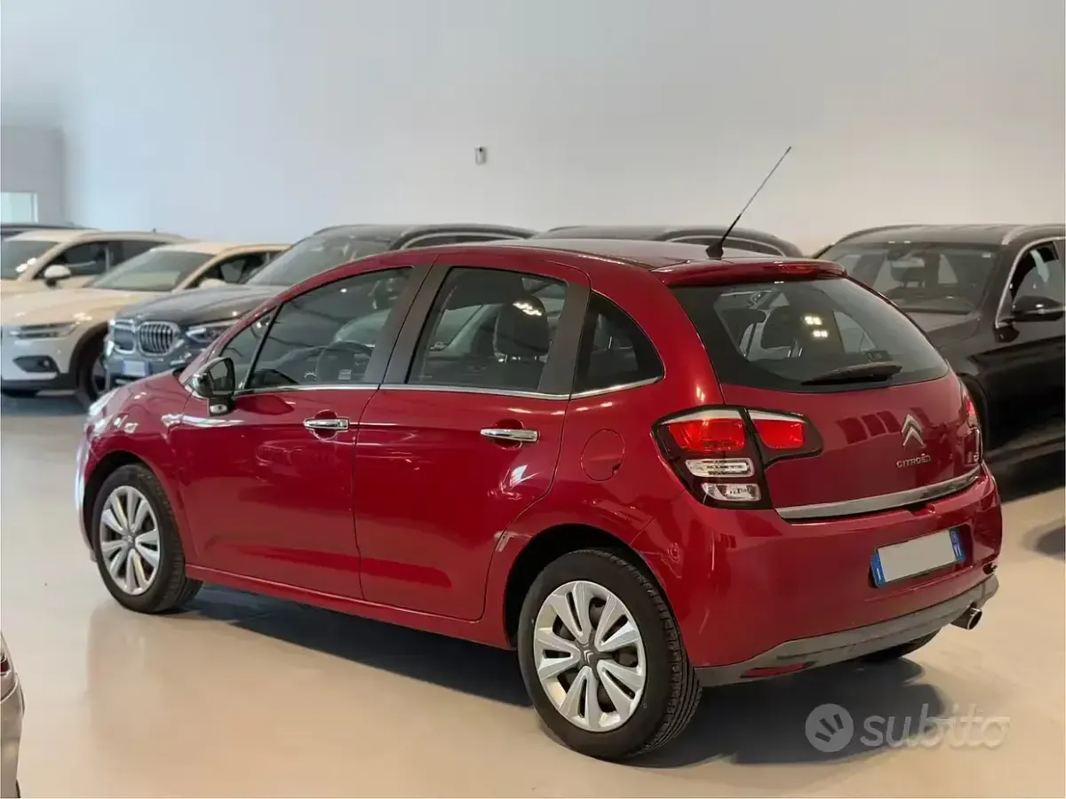 Usata Citroën C3 Exclusive 82 CV (60 kW) 2014 Rosso Berlina