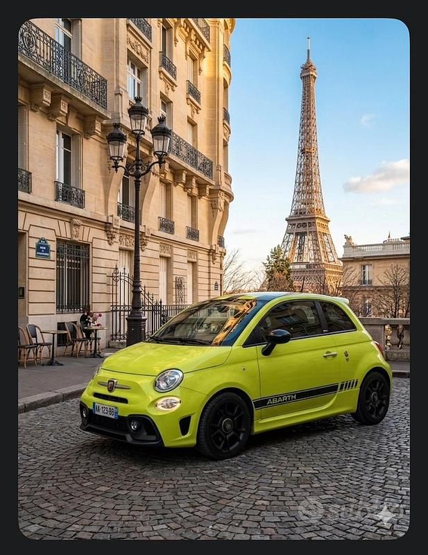 Usata Abarth 595 Pista 160 CV (117 kW) 2020 Verde Utilitaria