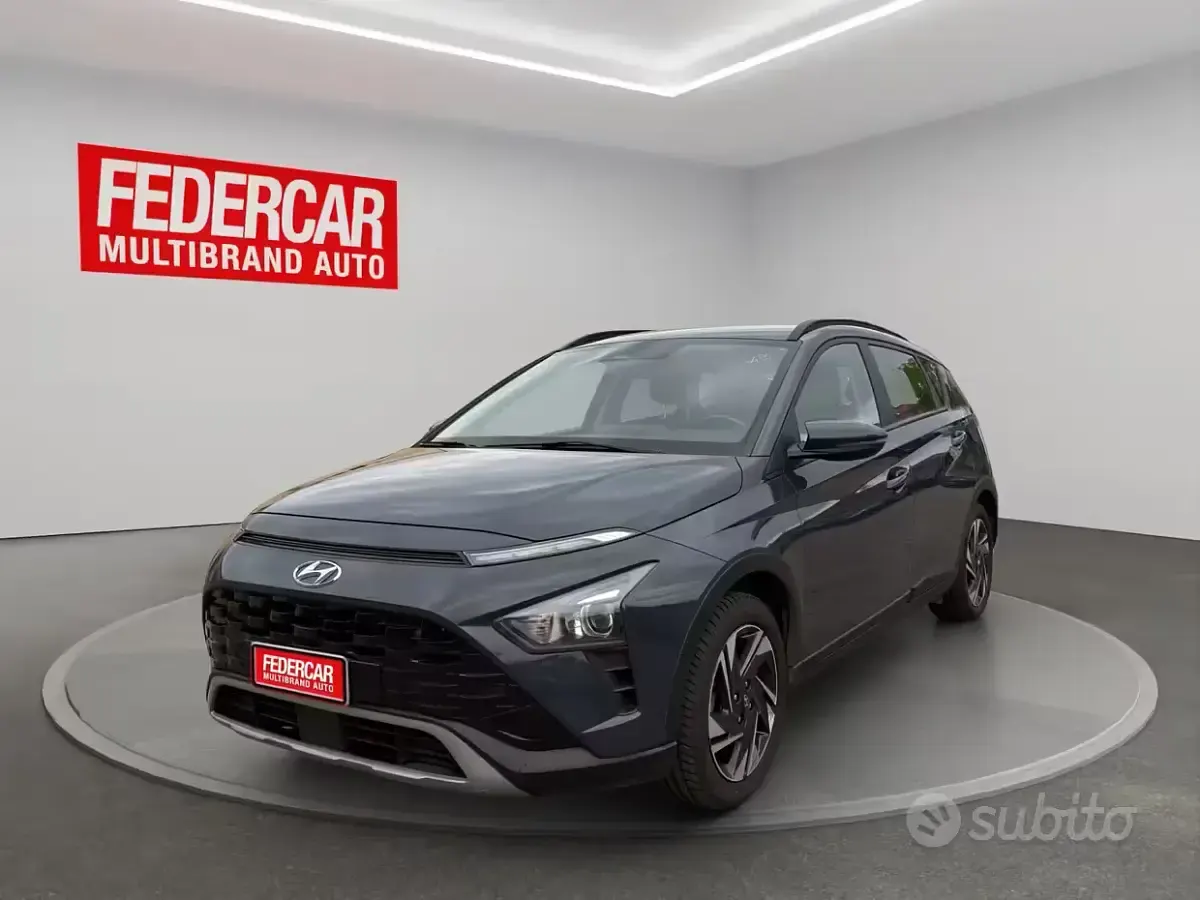 Usata Hyundai Bayon 84 CV (61 kW) 2023 Blu SUV