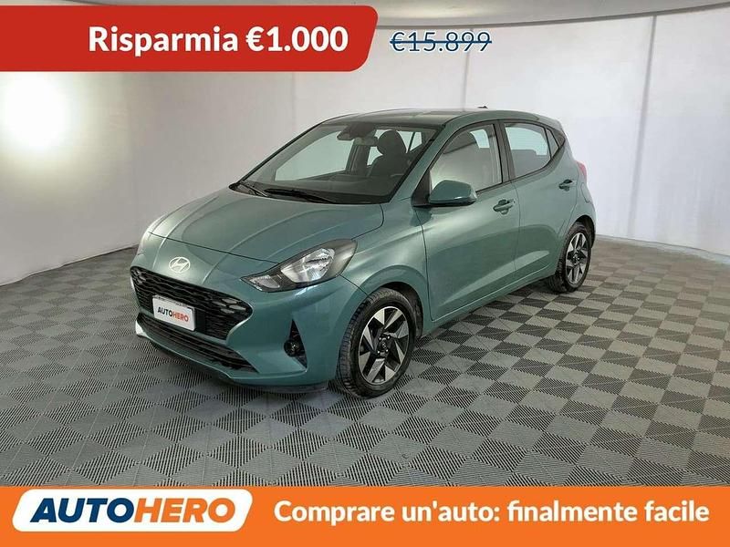 Usata Hyundai i10 63 CV (46 kW) 2025 Verde Utilitaria