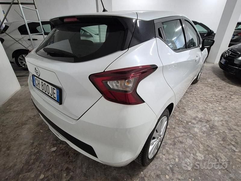 Usata Nissan Micra Acenta 92 CV (67 kW) 2021 Bianco Utilitaria