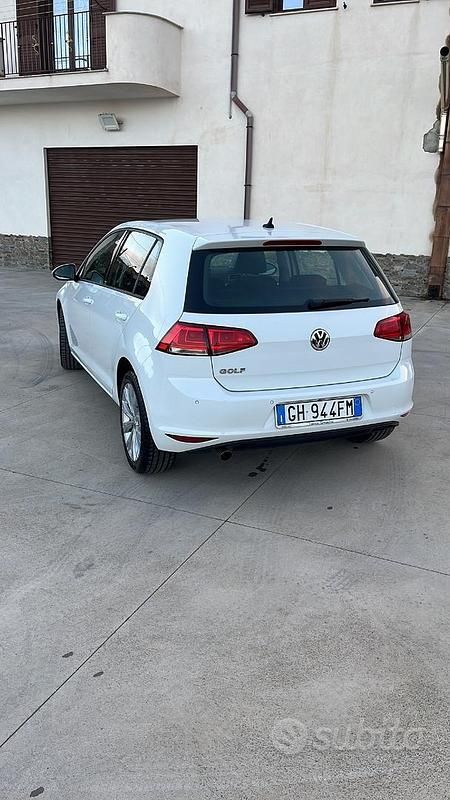 Usata VW Golf VII Allstar 110 CV (80 kW) 2016 Bianco Berlina