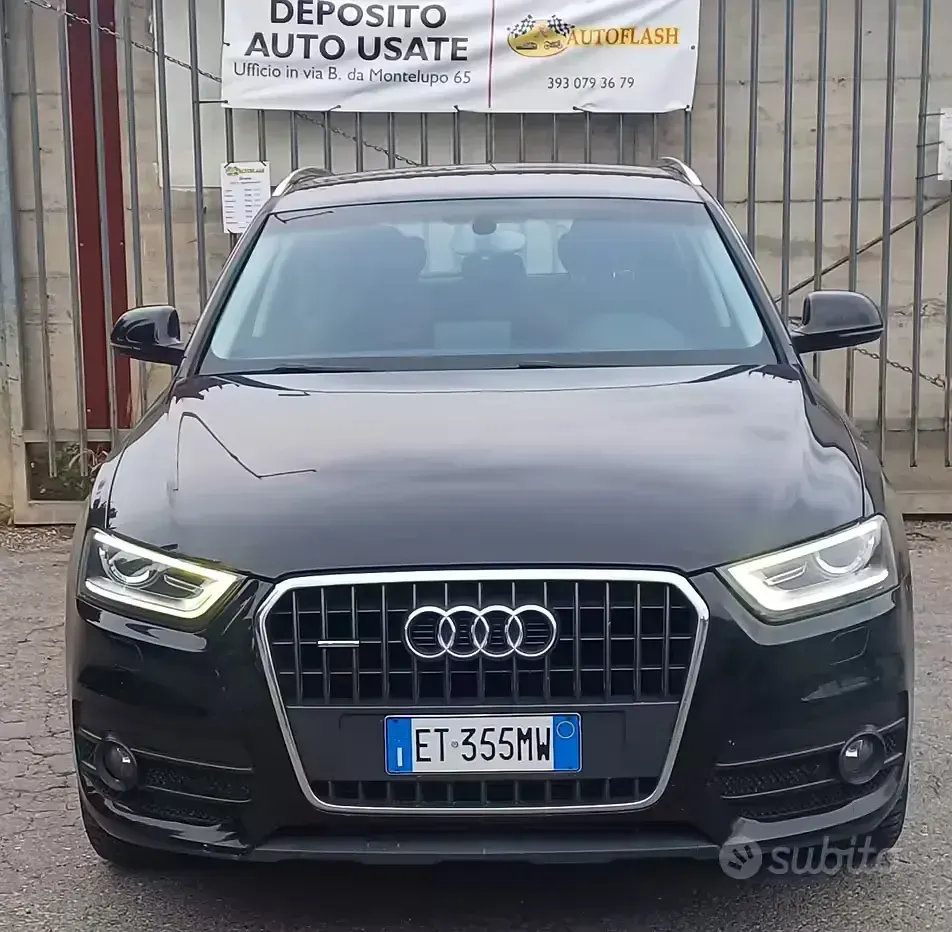 Usata Audi Q3 Advanced 140 CV (102 kW) 2013 Nero SUV