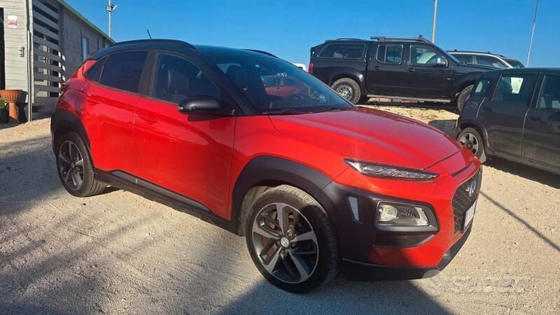 Usata Hyundai Kona Xpossible 120 CV (88 kW) 2018 Arancione SUV