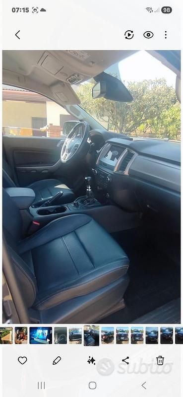 Usata Ford Ranger 170 CV (125 kW) 2022 Grigio Pick-up