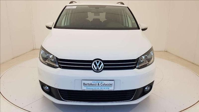 Usata VW Touran Comfortline 105 CV (77 kW) 2012 Bianco Monovolume