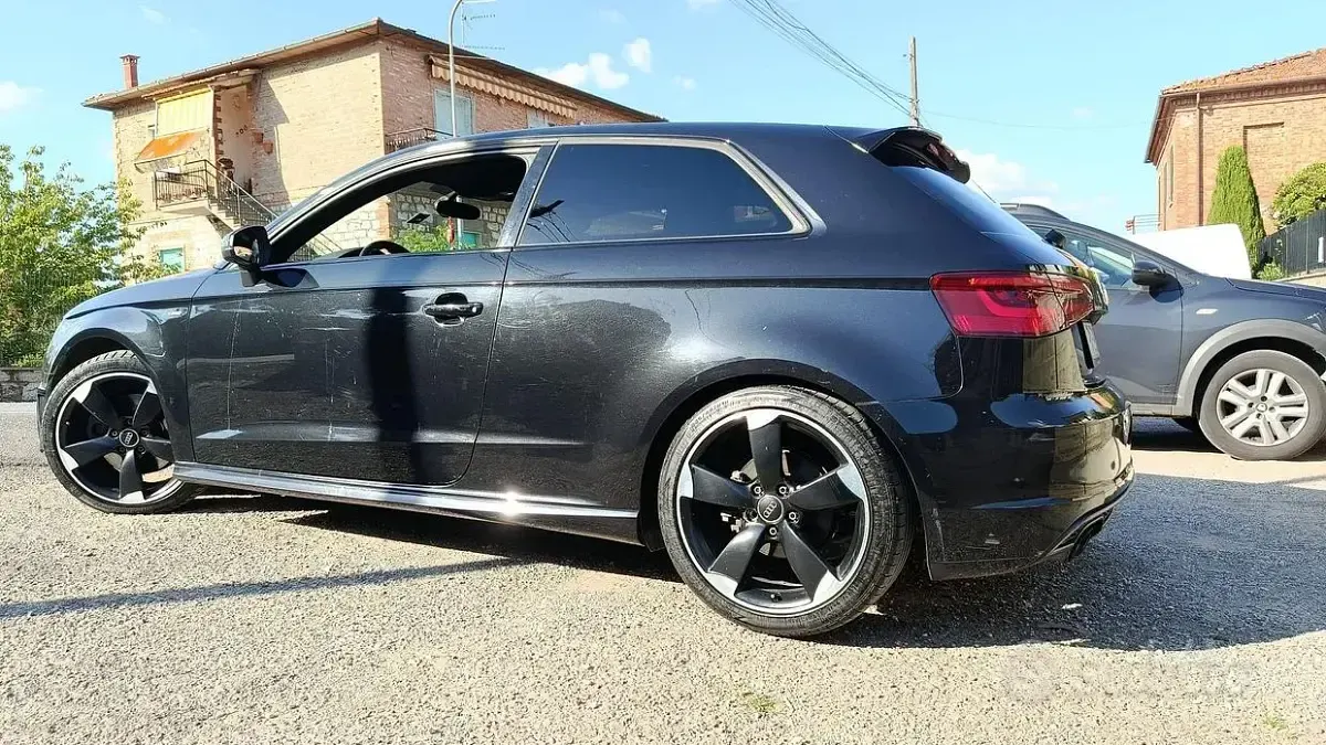 Usata Audi A3 S-Line 184 CV (135 kW) 2014 Nero Berlina