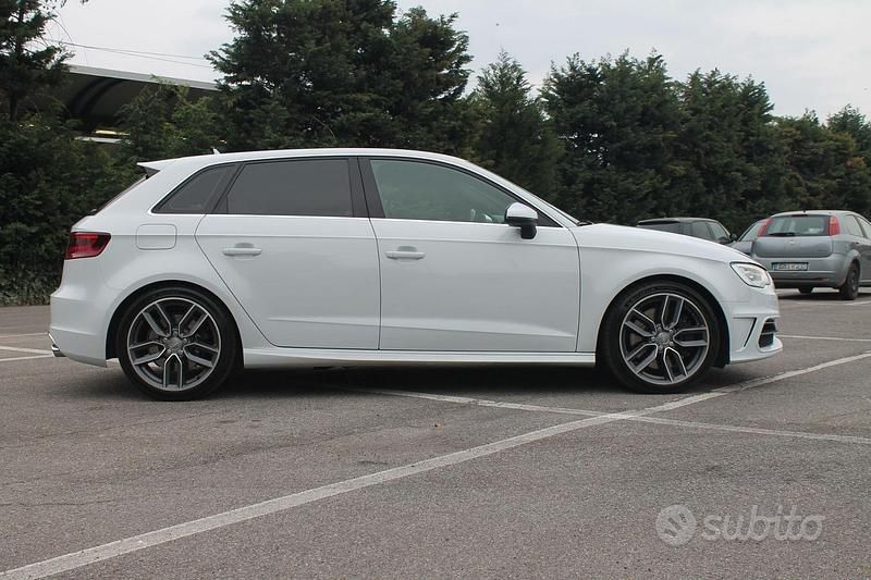 Usata Audi S3 Comfort 300 CV (220 kW) 2013 Bianco Berlina