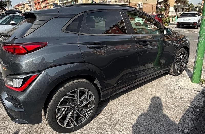 Usata Hyundai Kona N Line 119 CV (87 kW) 2021 Grigio SUV