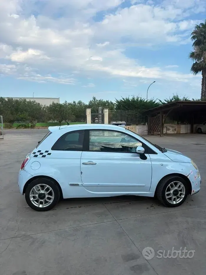 Usata Fiat 500 69 CV (50 kW) 2008 Bluazzurro Berlina