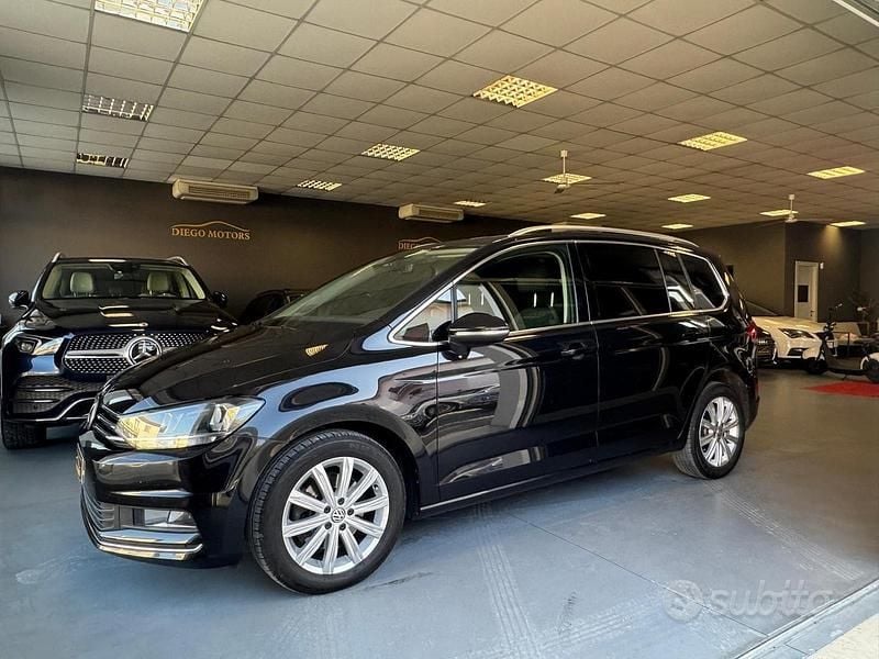 Usata VW Touran Highline 150 CV (110 kW) 2016 Nero Monovolume